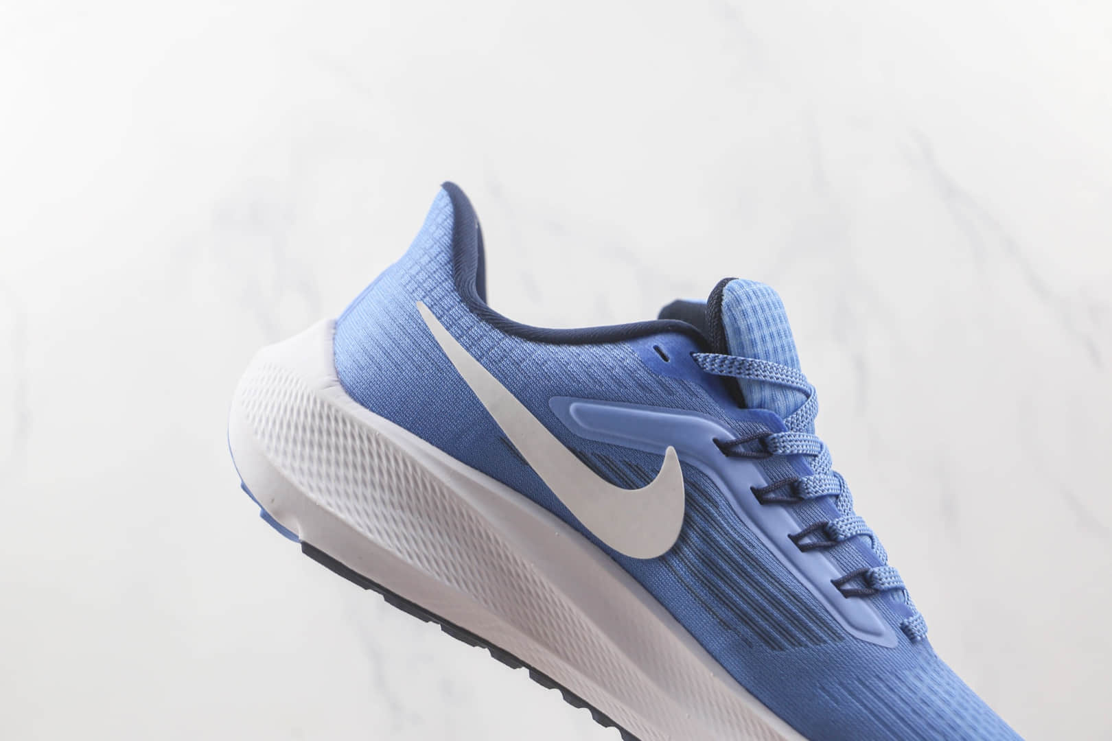 耐克Nike Air Zoom Pegasus纯原版本登月39代蓝色针织透气跑鞋原档案数据开发 货号：DR1967-400