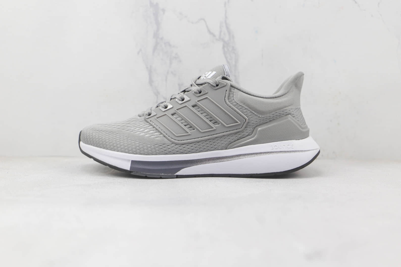 阿迪达斯Adidas EQ21 RUN纯原版本灰色复古跑鞋原楦头纸板打造原盒原标 货号:HOO519