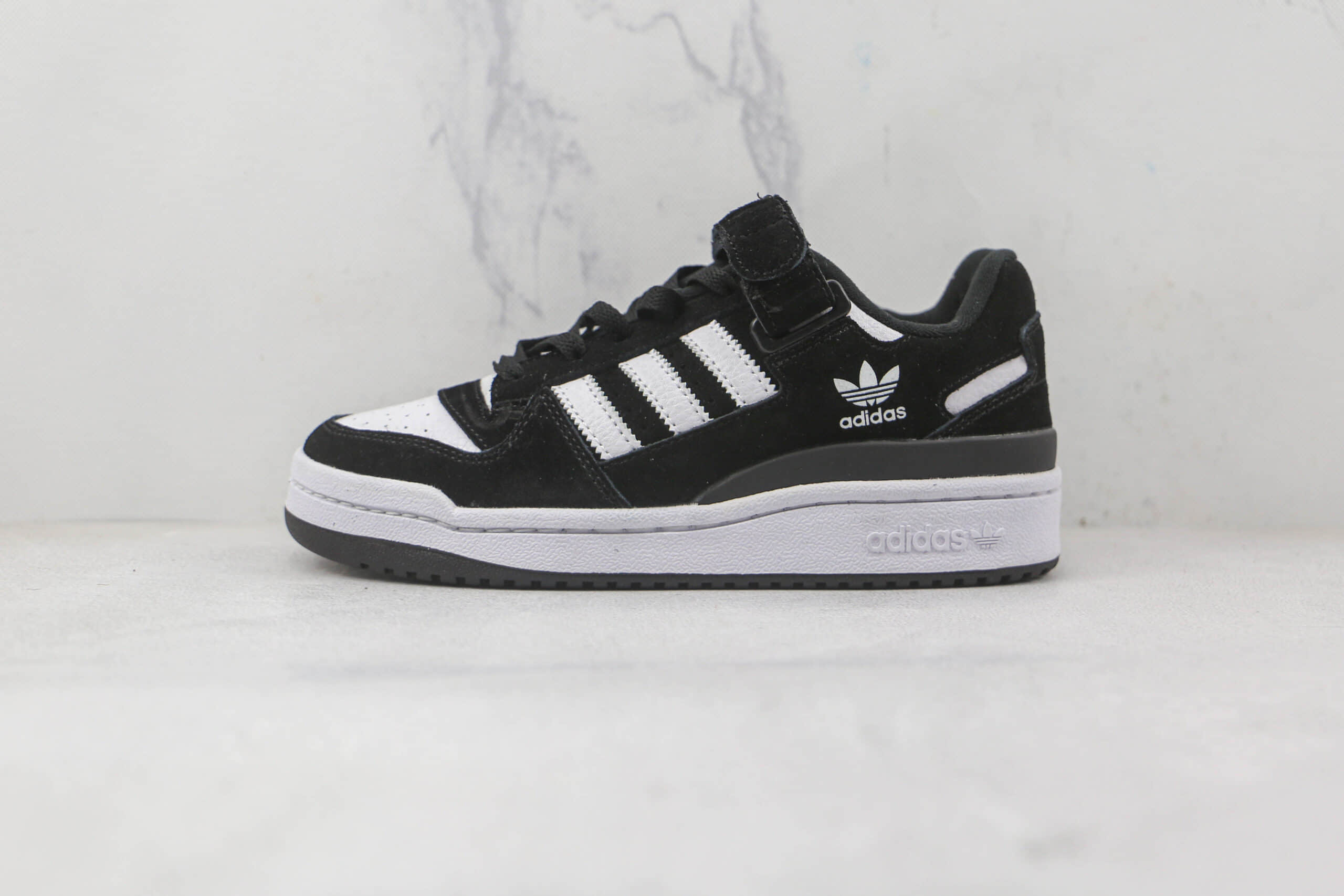 阿迪达斯Adidas originals Forum 84 low纯原版本黑色魔术贴Forum84板鞋原楦头纸板打造 货号:GW0695