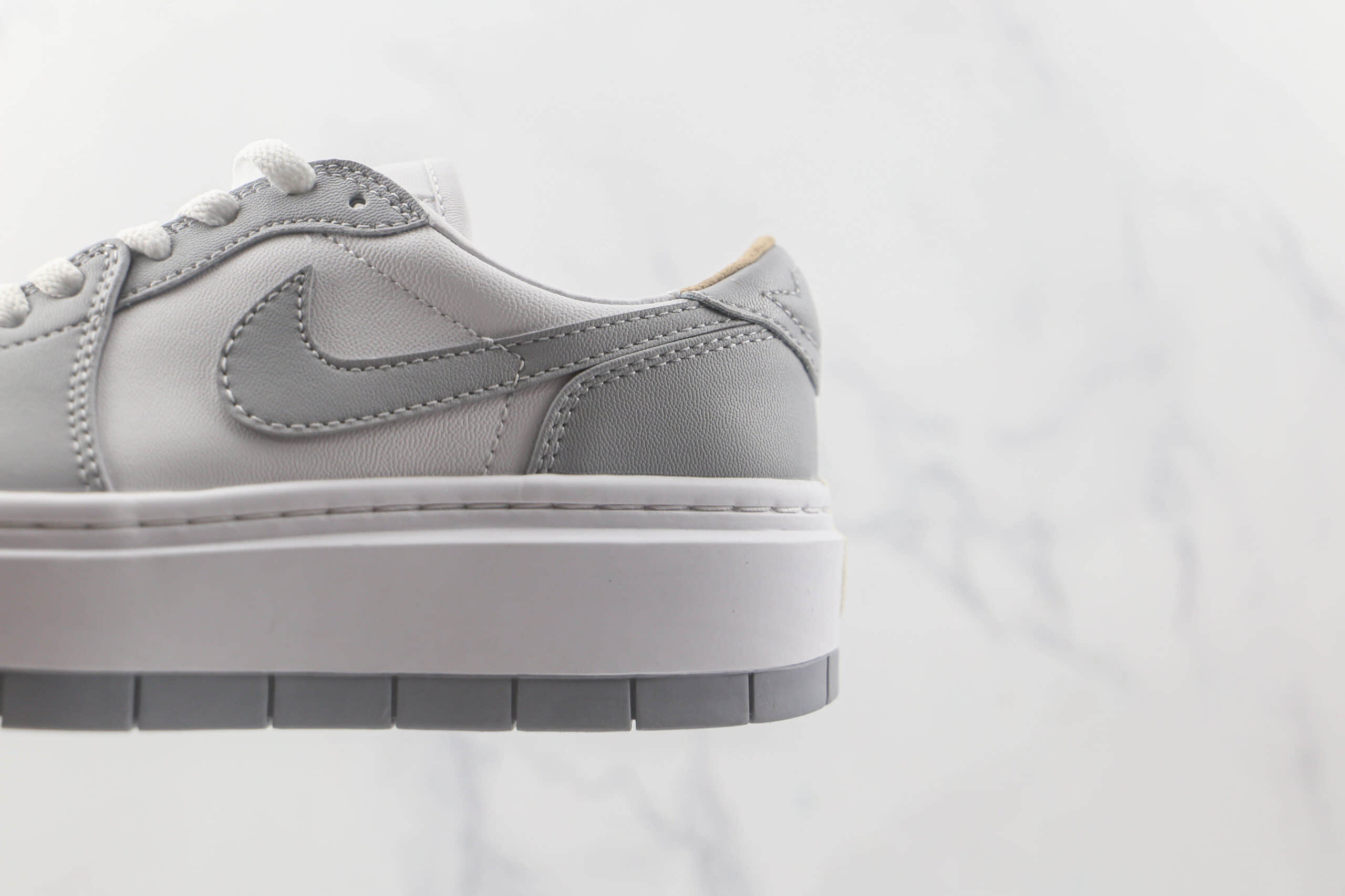 乔丹Air Jordan 1 Elevate Low SE Wolf Grey纯原版本低帮AJ1厚底烟灰板鞋原档案数据开发 货号:DH7004-100