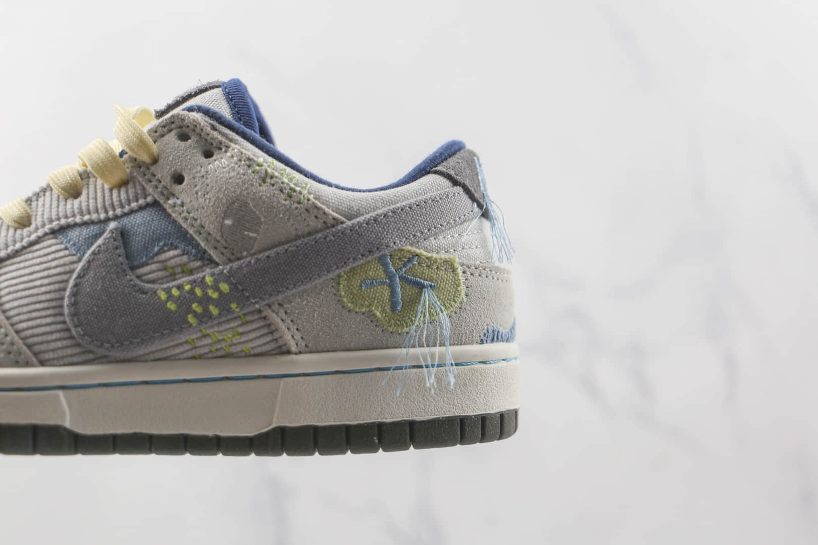 耐克Nike Dunk Low Bright Side纯原版本低帮DUNK灰蓝灯芯绒板鞋原楦头纸板打造 货号:DQ5076-001