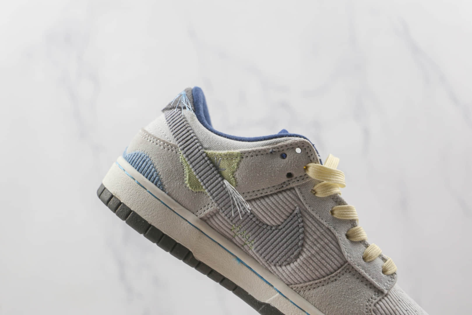 耐克Nike Dunk Low Bright Side纯原版本低帮DUNK灰蓝灯芯绒板鞋原楦头纸板打造 货号:DQ5076-001