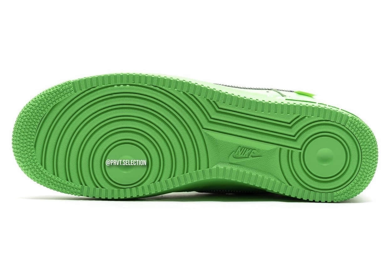 “绿色艺术馆”！OW x AF1新配色7月发售！ 货号：DX1419-300