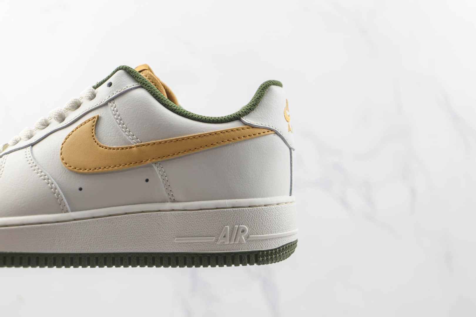 耐克Nike Air Force 1’07 Low纯原版本低帮空军一号白绿黄板鞋内置气垫 货号:LS9042-108