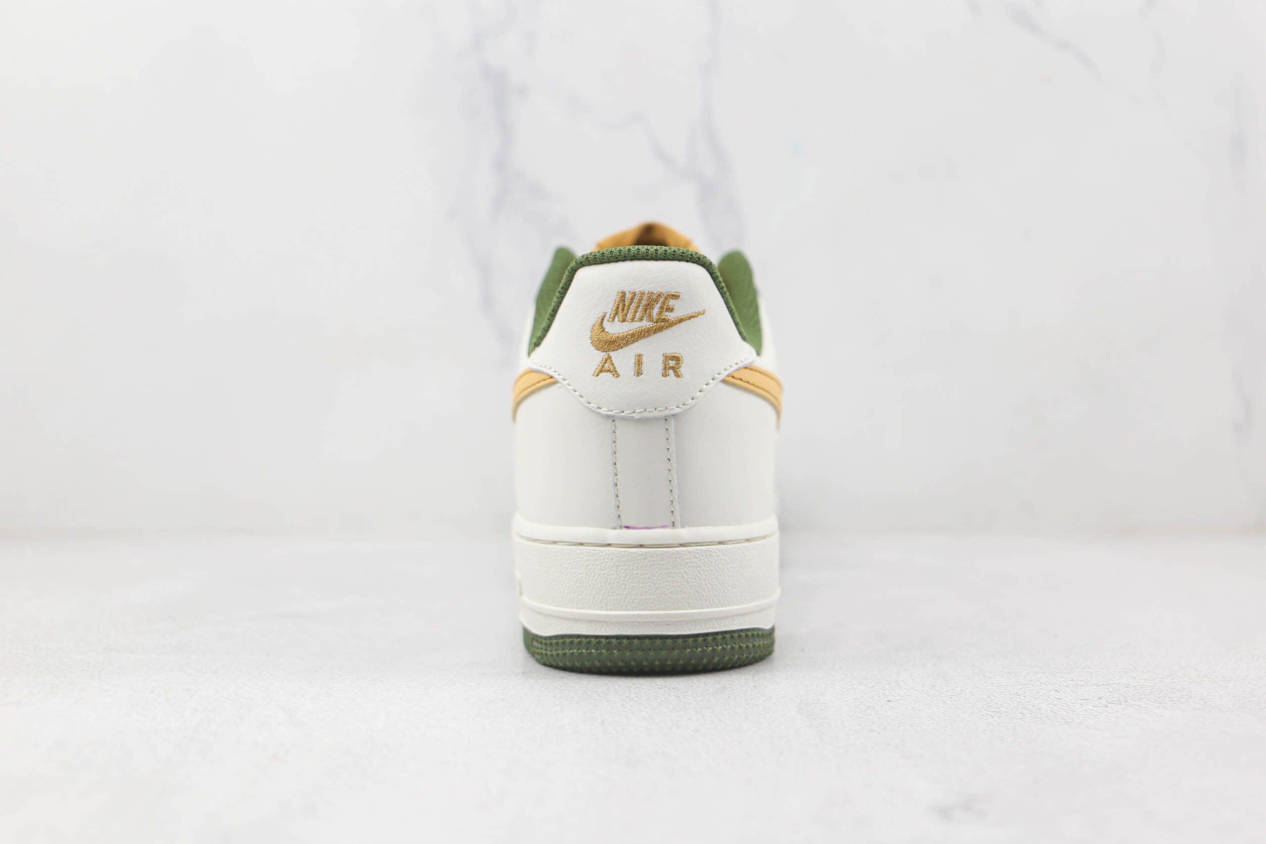 耐克Nike Air Force 1’07 Low纯原版本低帮空军一号白绿黄板鞋内置气垫 货号:LS9042-108
