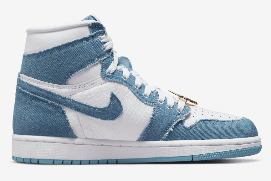 全新丹宁金扣AJ1官图释出!9月发售! 货号:DM9036-104