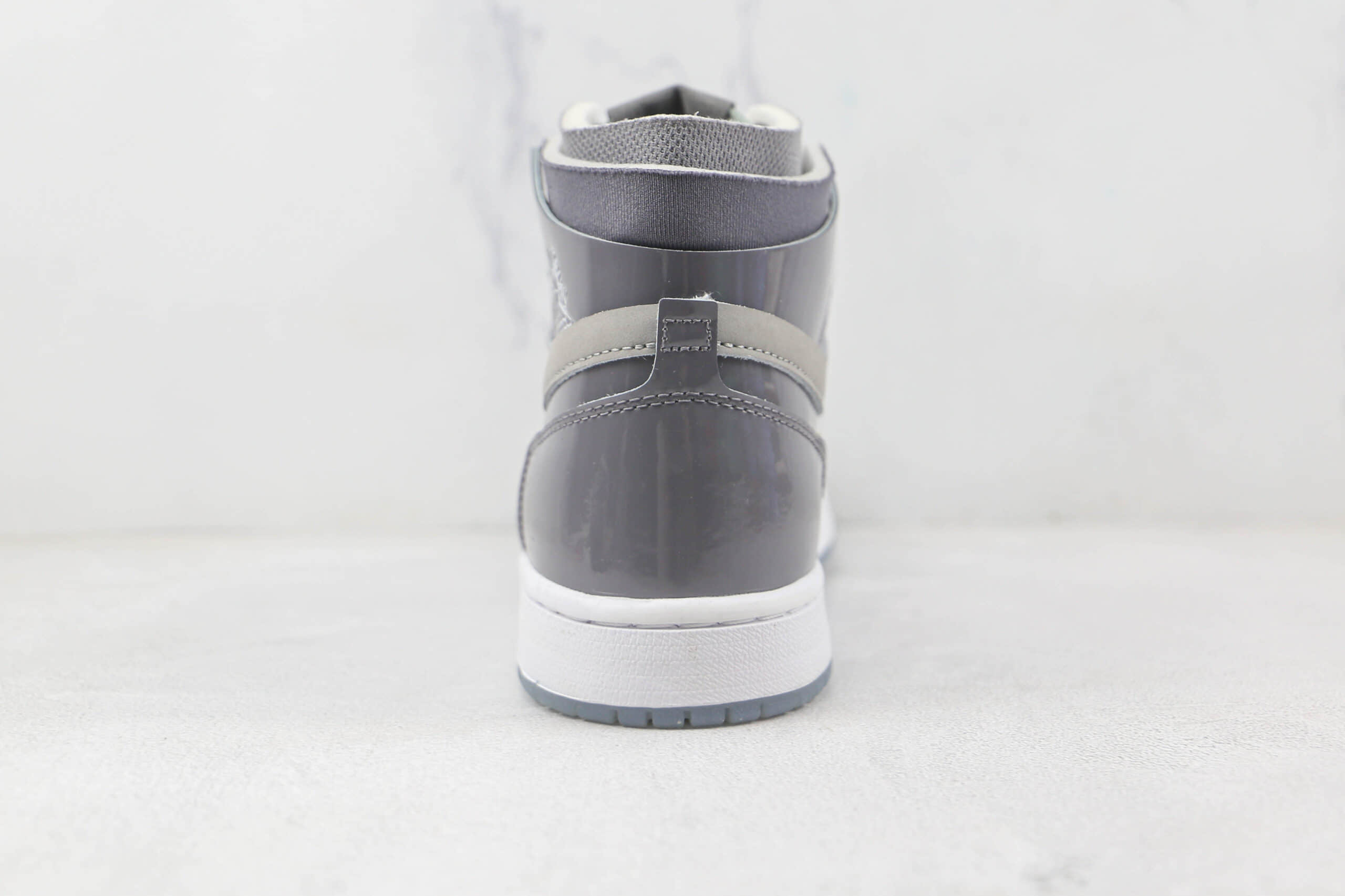 乔丹Air Jordan 1 Retro High OG Patent Bred纯原版本高帮AJ1灰色漆皮亮面板鞋原鞋开模一比一打造 货号:DQ0659-005