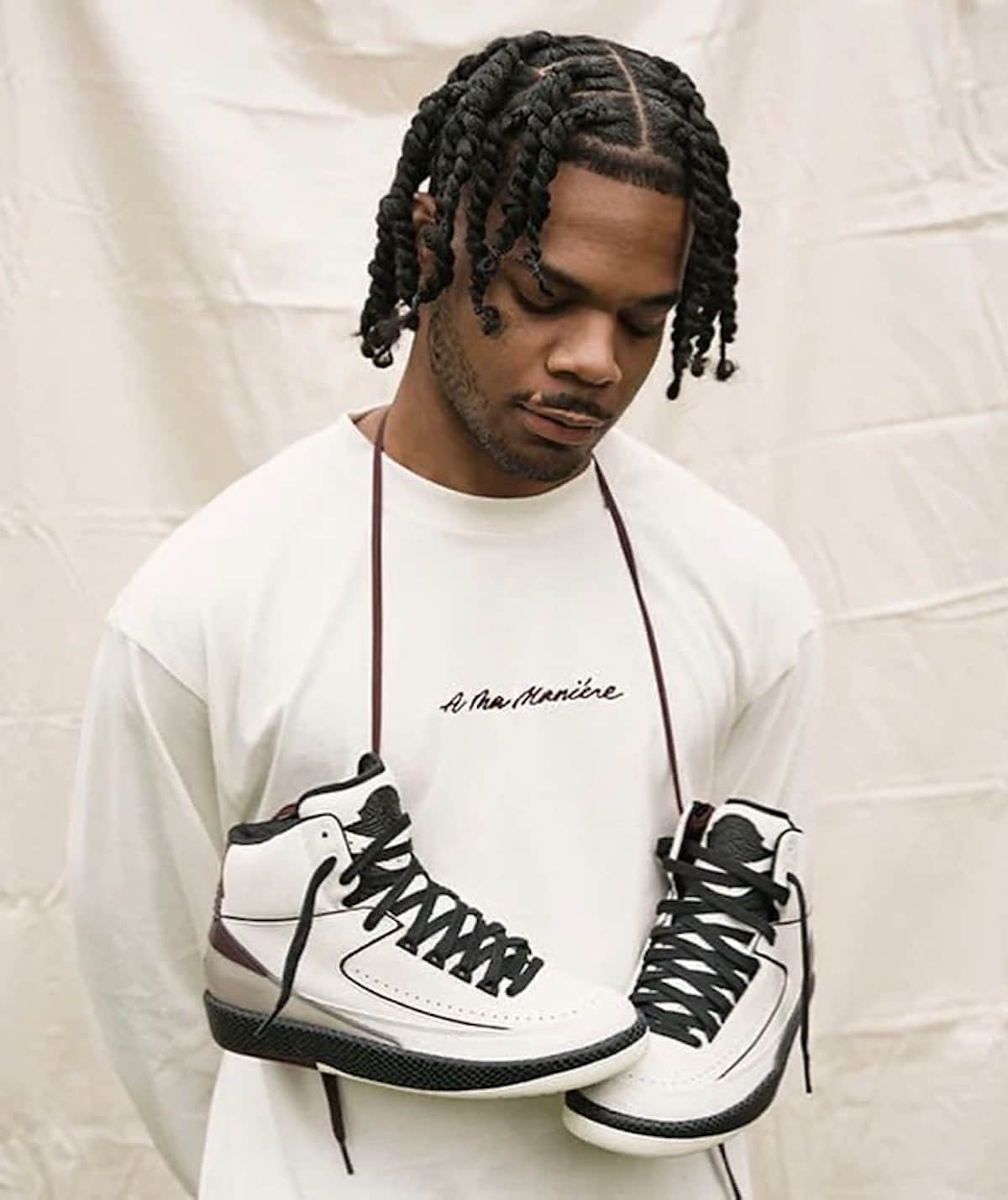 冰裂纹鞋面+蛇纹中底!全新AMM x AJ2即将发售! 货号:DO7216-100