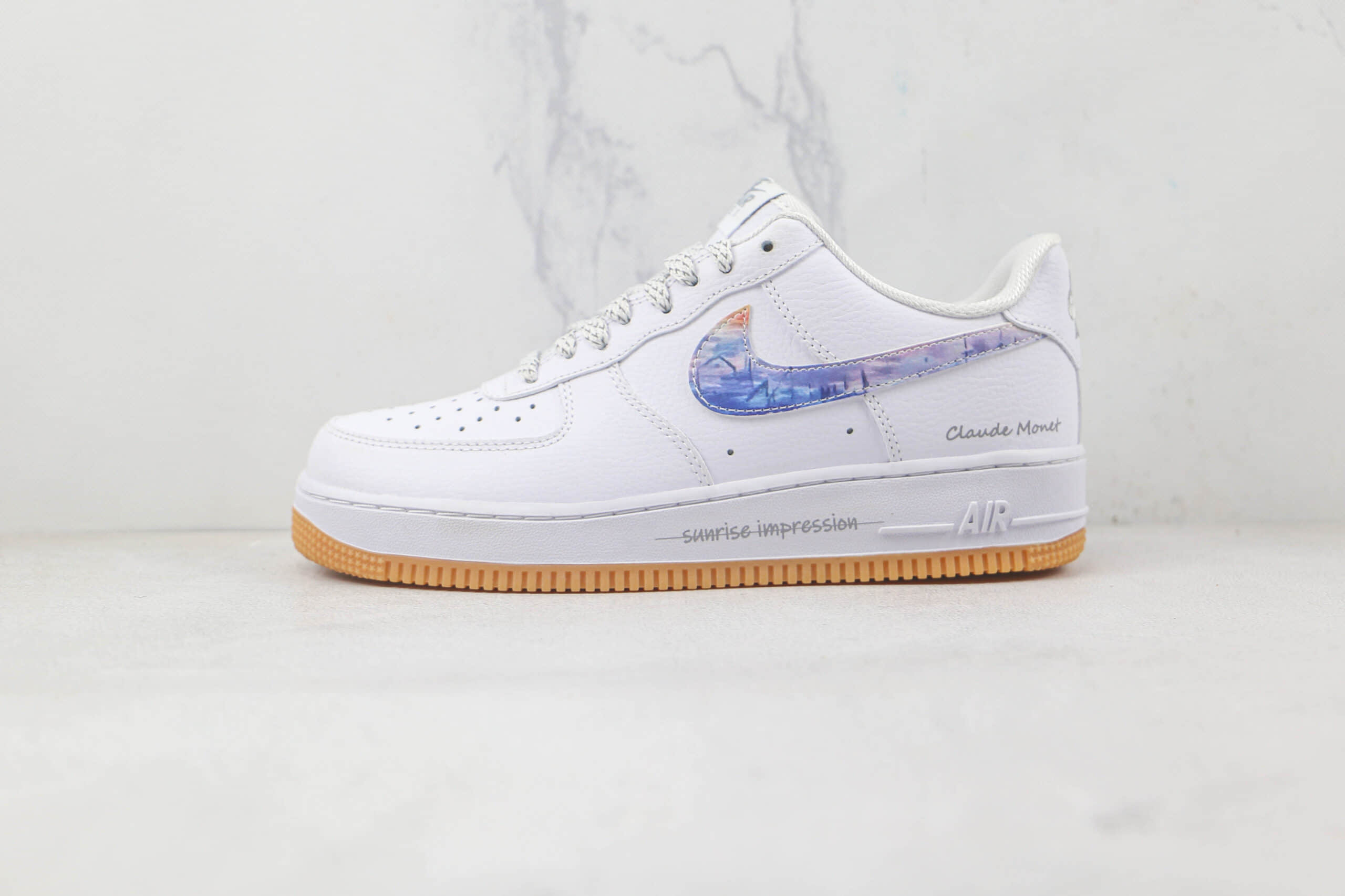 耐克Nike Air Force 1’07 Low Sunrise imperssion纯原版本低帮空军一号日出印象配色板鞋内置气垫 货号：DH4406-201