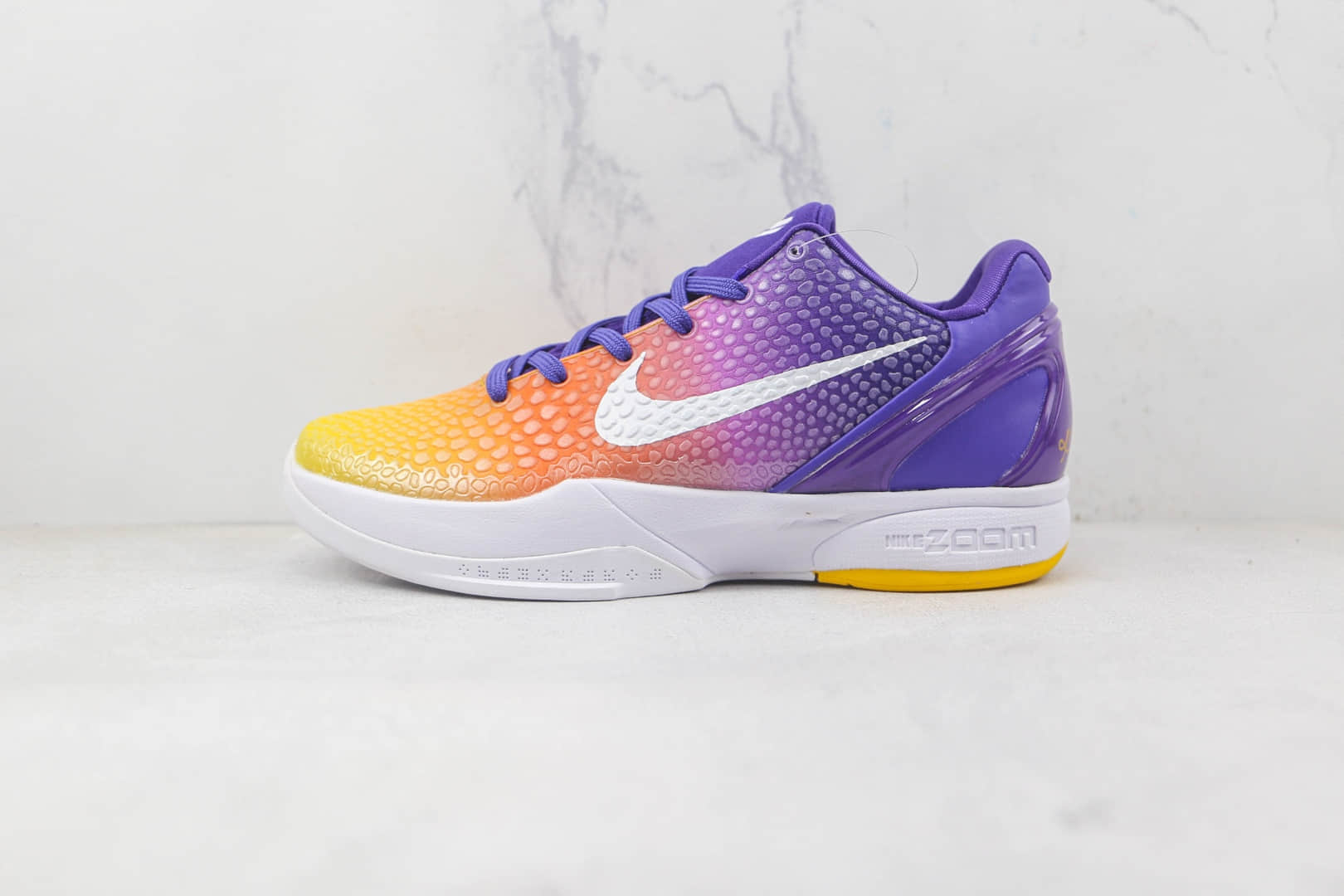 耐克Nike Zoom Kobe纯原版本科比6代橙紫渐变色实战篮球鞋内置碳板支持实战 货号:CW2190-107