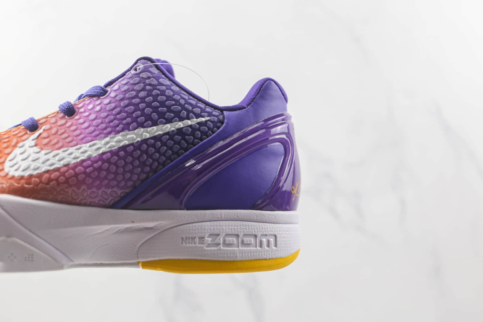 耐克Nike Zoom Kobe纯原版本科比6代橙紫渐变色实战篮球鞋内置碳板支持实战 货号:CW2190-107
