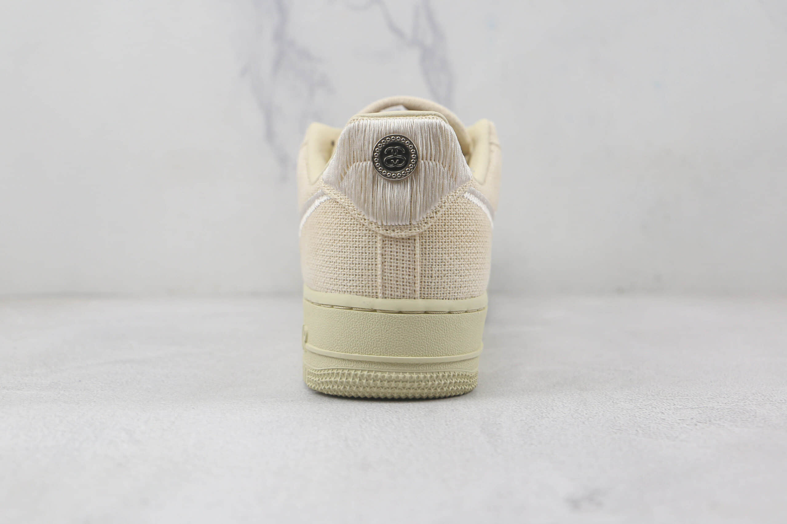 耐克Nike Air Force 1’07 Low纯原版本低帮空军一号斯图西联名款米色板鞋内置气垫 货号:CZ9084-200
