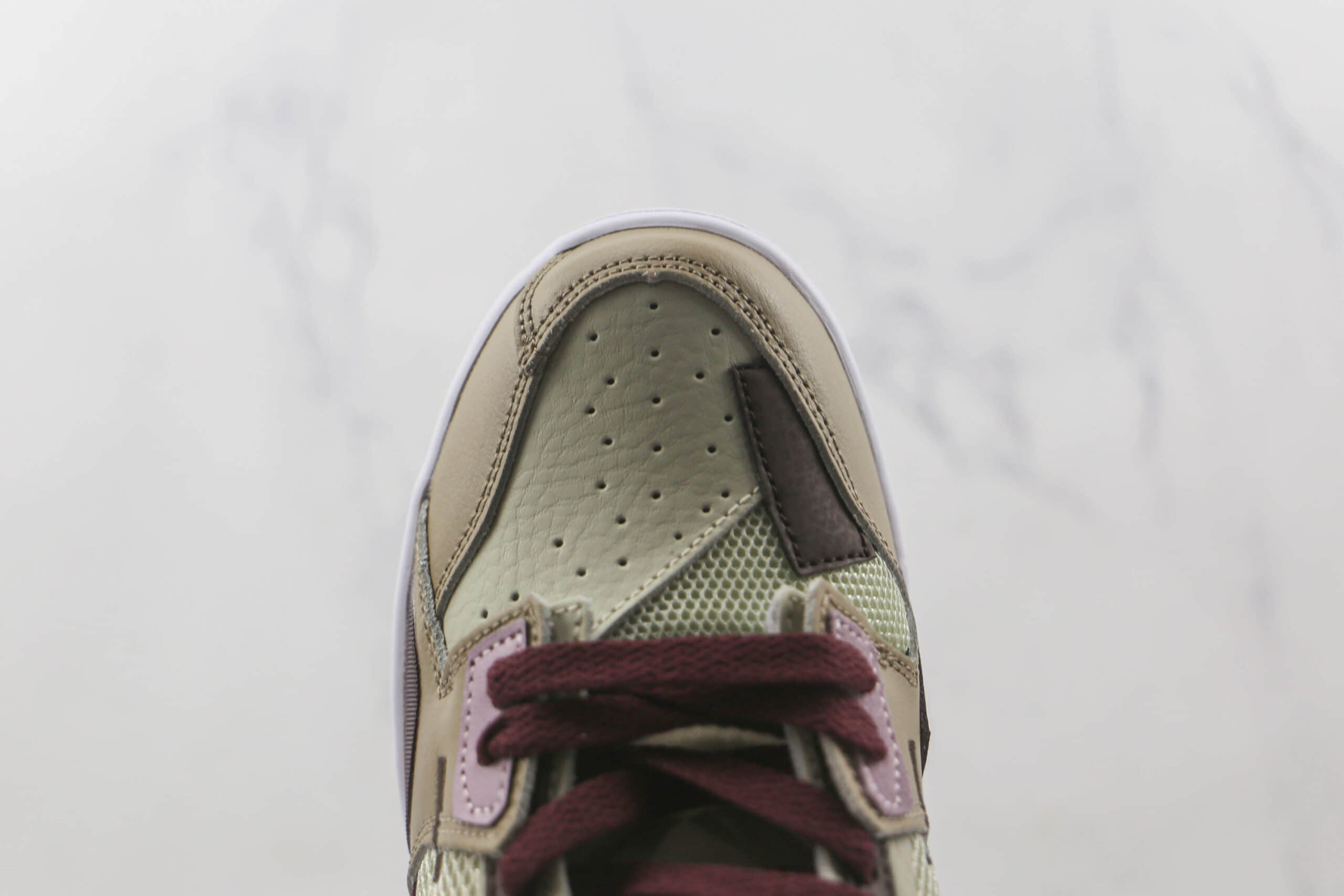 耐克Nike Dunk Scrap纯原版本低帮DUNK浅石灰缝合怪板鞋原楦头纸板打造 货号:DH7450-100