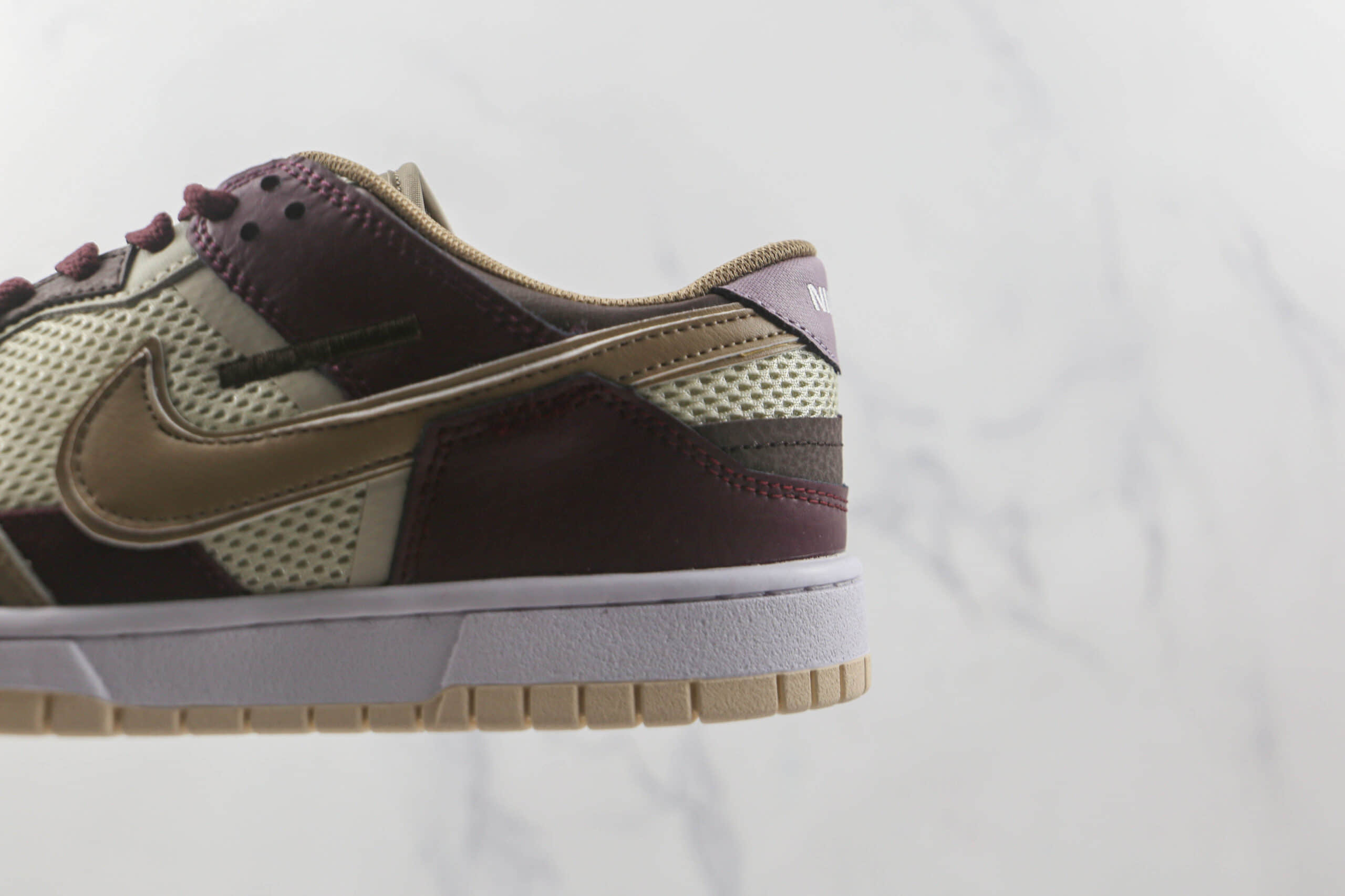 耐克Nike Dunk Scrap纯原版本低帮DUNK浅石灰缝合怪板鞋原楦头纸板打造 货号:DH7450-100