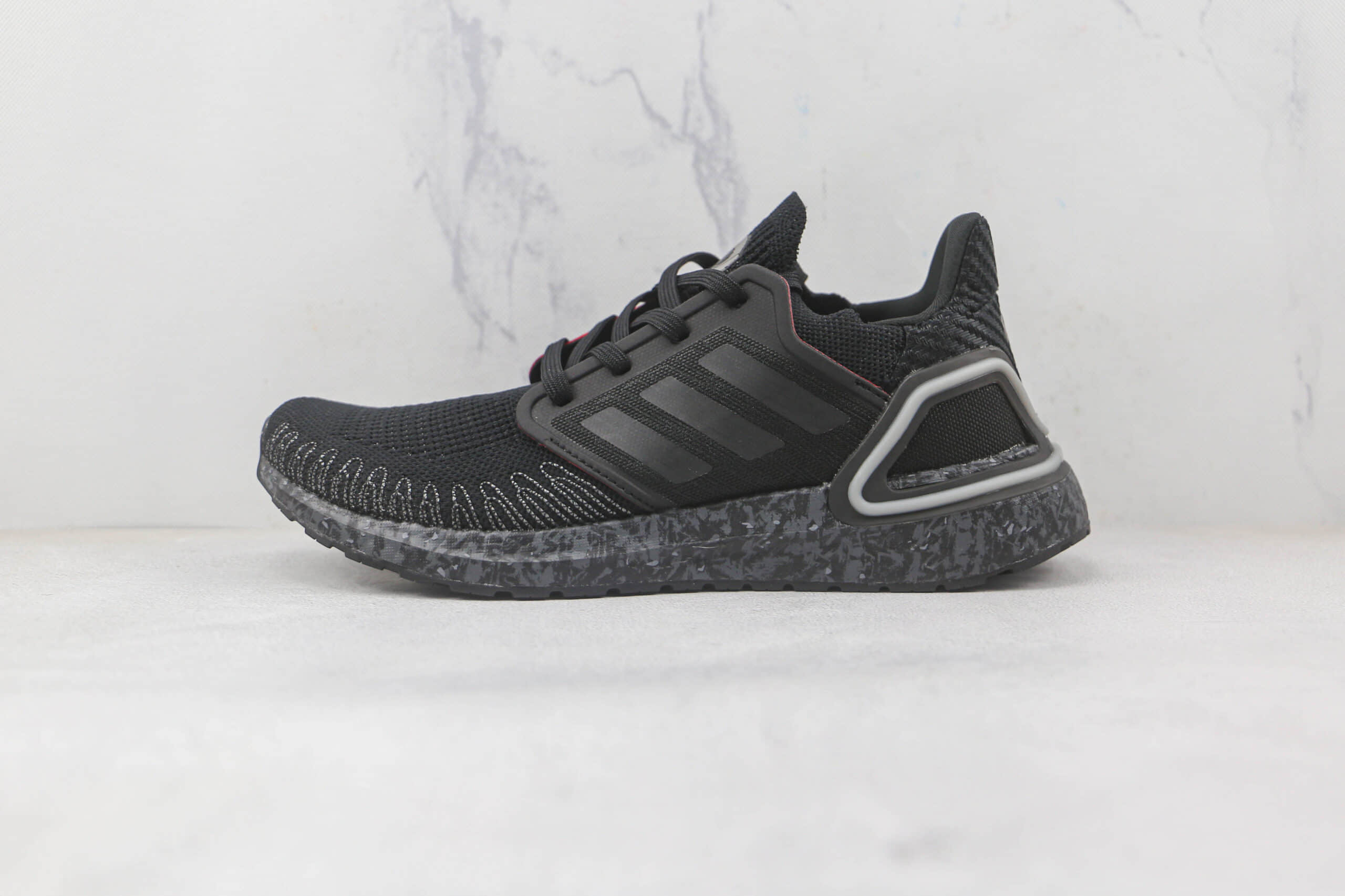 阿迪达斯Adidas Ultra Boost 20纯原版本黑色UB6.0爆米花跑鞋原楦头纸板打造 货号:FY0646