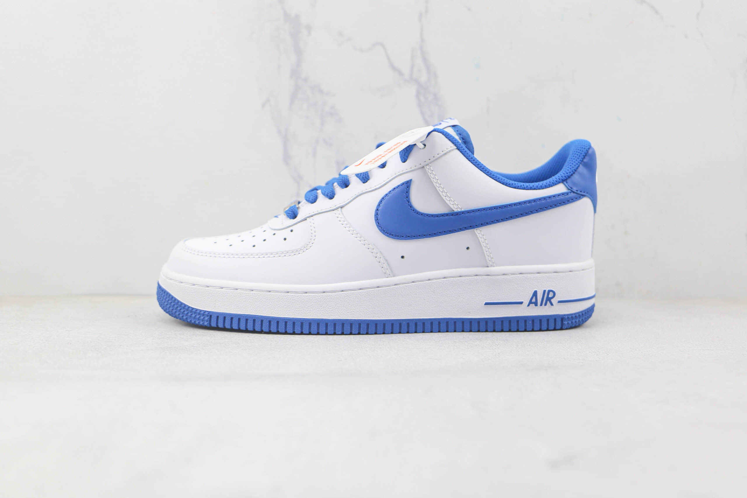 耐克Nike Air Force 1’07 Low纯原版本低帮空军一号白蓝色板鞋原楦头纸板打造 货号:DH7561-104