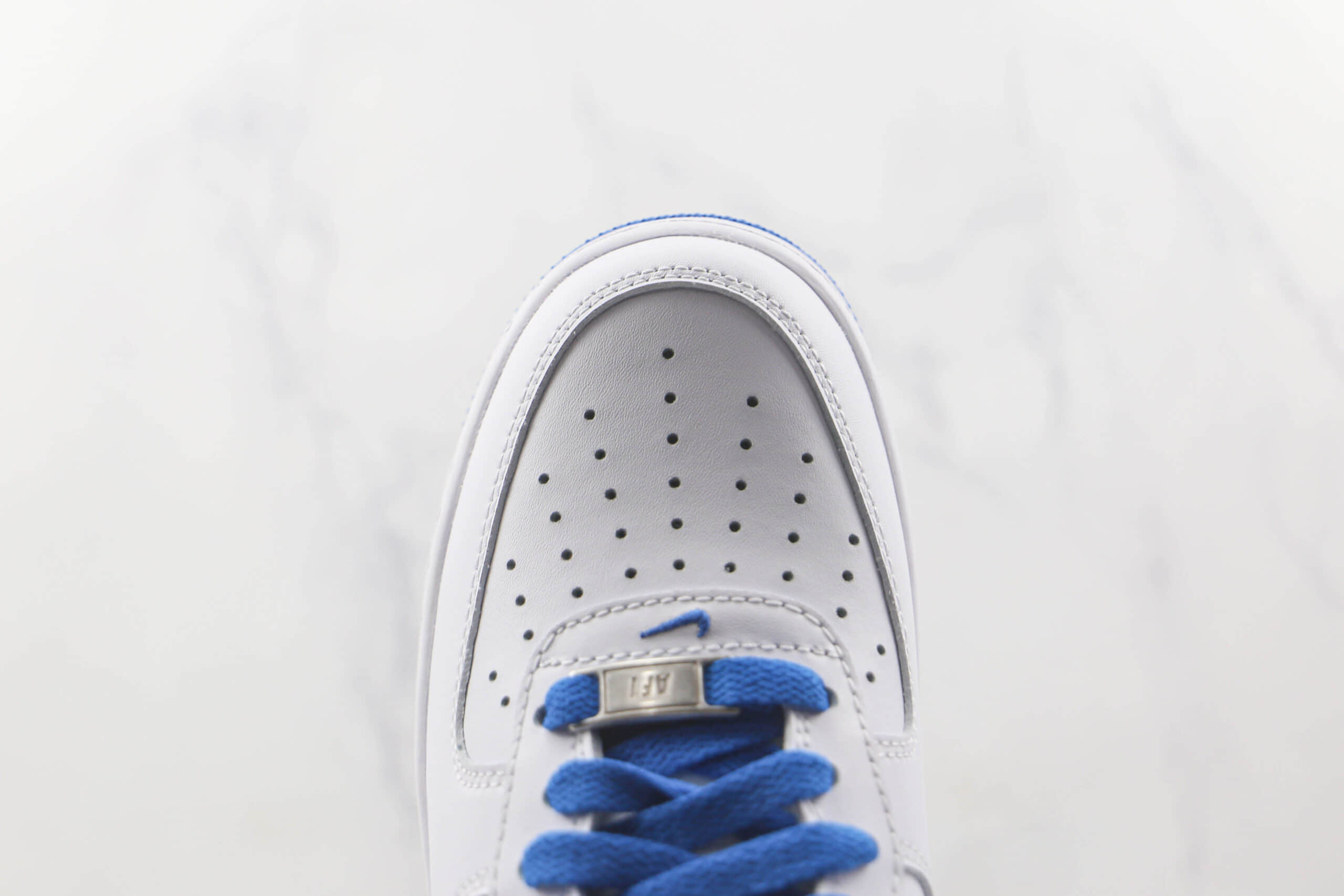 耐克Nike Air Force 1’07 Low纯原版本低帮空军一号白蓝色板鞋原楦头纸板打造 货号:DH7561-104