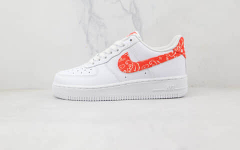 耐克Nike Air Force 1 07 Low纯原版本低帮空军一号红勾腰果花板鞋内置气垫 货号:DJ9942-102