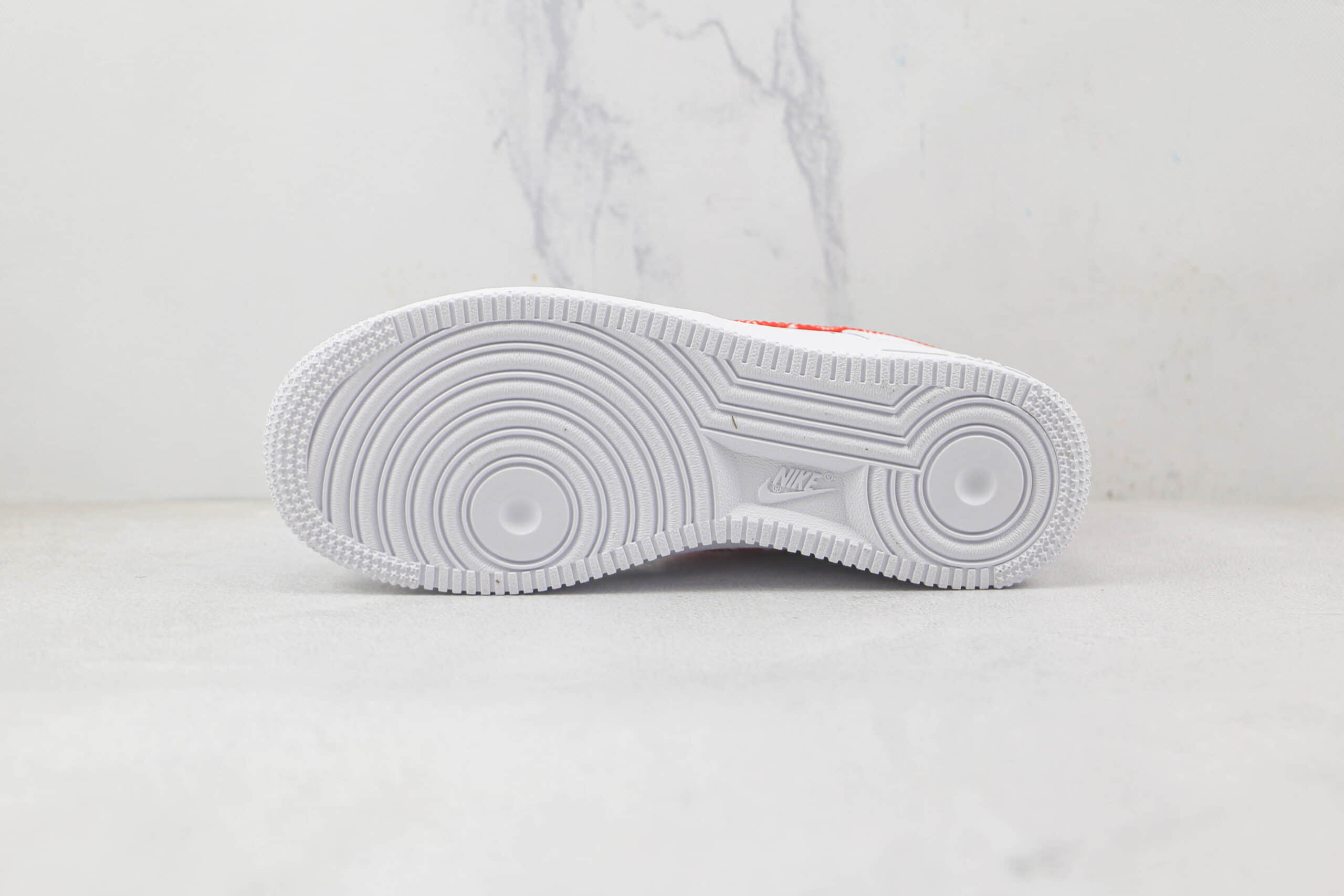 耐克Nike Air Force 1 07 Low纯原版本低帮空军一号红勾腰果花板鞋内置气垫 货号:DJ9942-102