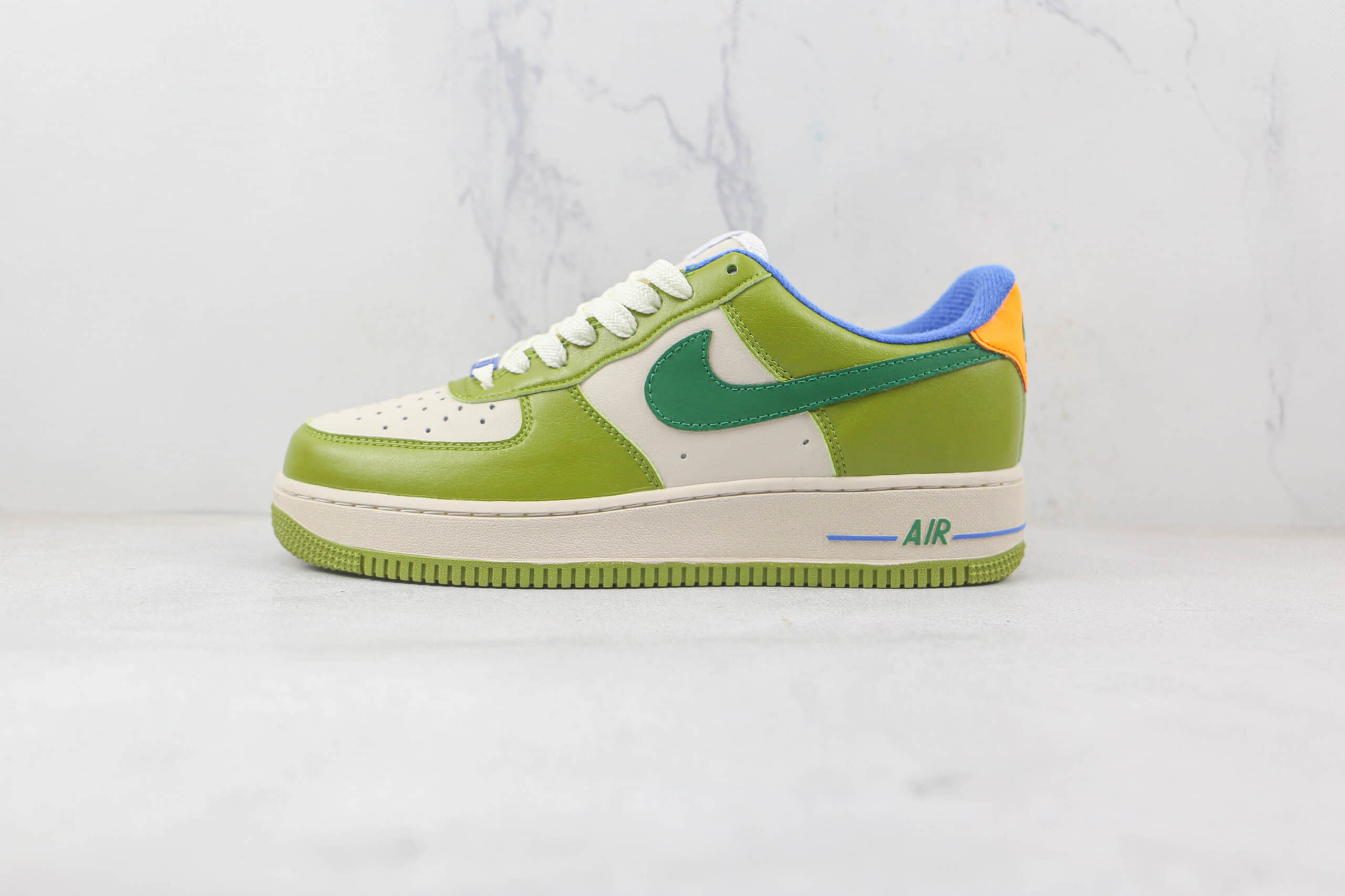 耐克Nike Air Force 1’07 Low纯原版本低帮空军一号牛油果绿板鞋原楦头纸板打造 货号:DG2296-007