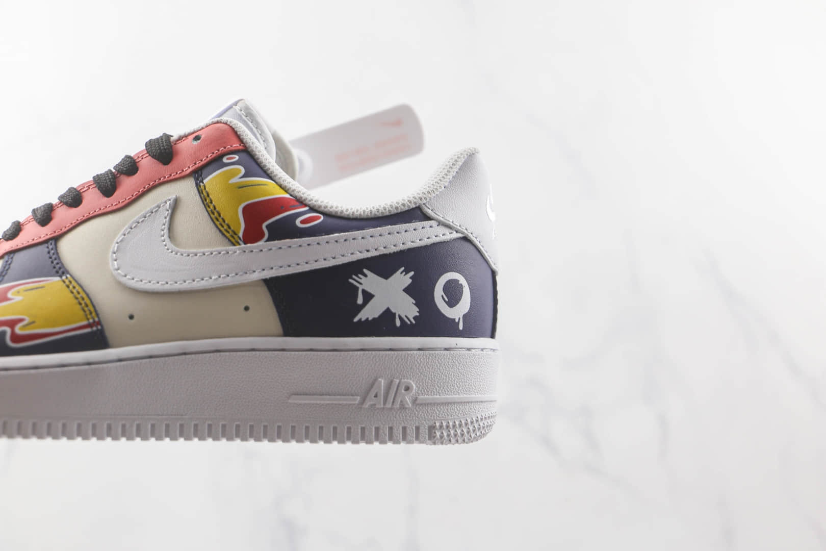 耐克Nike Air Force 1’07 Low纯原版本低帮空军一号XO涂鸦配色板鞋内置气垫 货号:315115-112