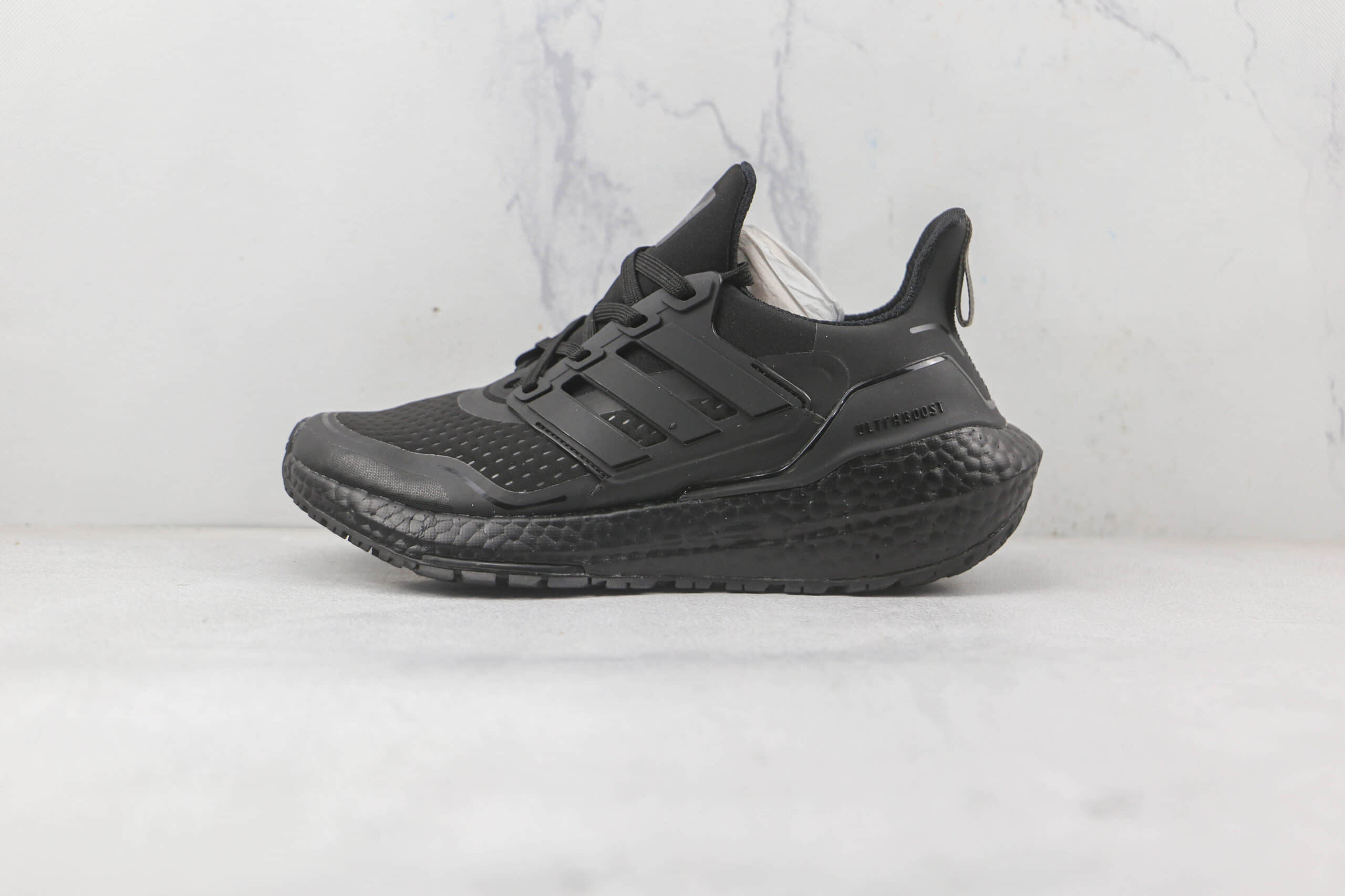 阿迪达斯Adidas Ultra Boost 21 Consortium纯原版本黑色UB6.0爆米花跑鞋原楦头纸板打造 货号:S23895
