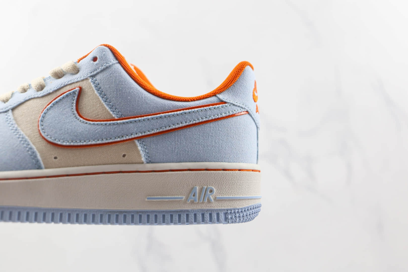 耐克Nike Air Force 1’07 Low纯原版本低帮空军一号蓝橙色板鞋原档案数据开发 货号:315122-662