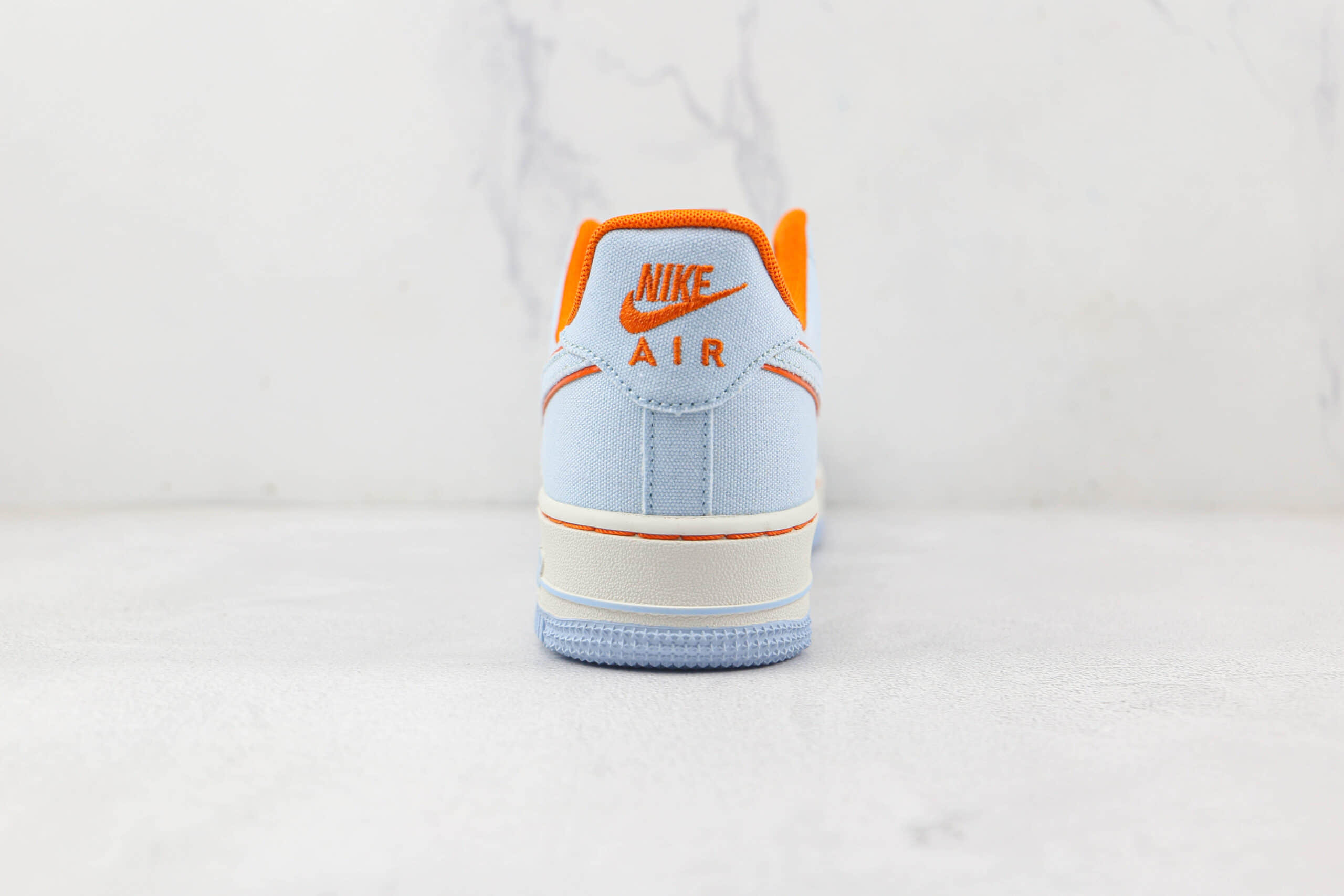 耐克Nike Air Force 1’07 Low纯原版本低帮空军一号蓝橙色板鞋原档案数据开发 货号:315122-662