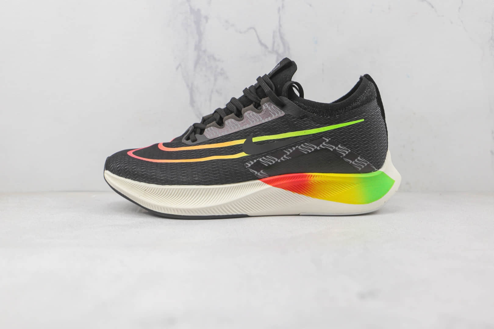 耐克Nike Zoom Fly 4纯原版本黑色Flyknit4代慢跑鞋原楦头纸板打造 货号:DQ4993-010