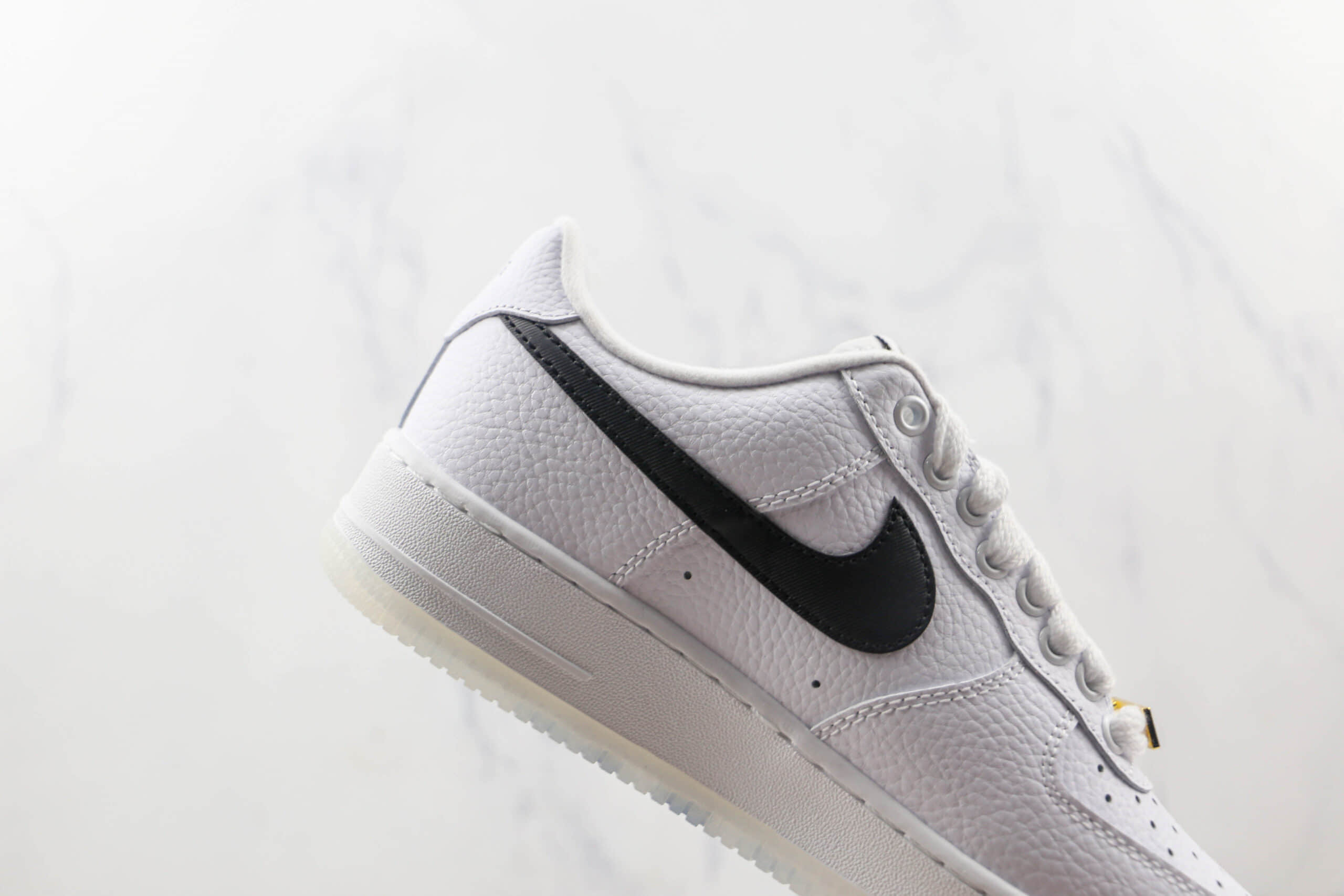 耐克Nike Air Force 1’07 Low纯原版本低帮空军一号白黑勾透明底板鞋原楦头纸板打造 货号:DX2305-100