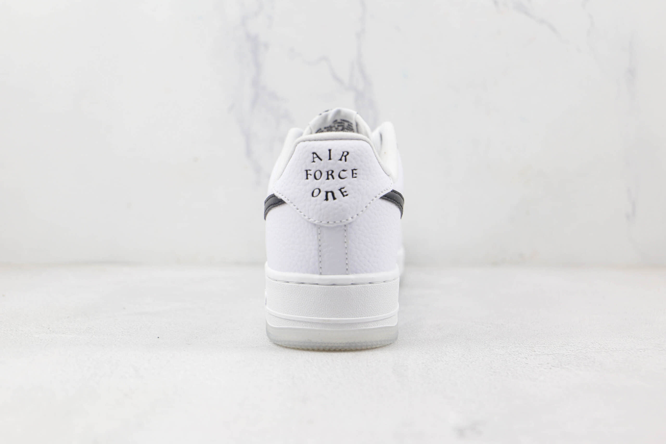 耐克Nike Air Force 1’07 Low纯原版本低帮空军一号白黑勾透明底板鞋原楦头纸板打造 货号:DX2305-100