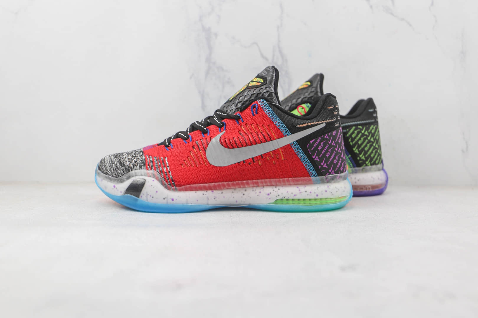 耐克Nike Kobe 10 Elite What The纯原版本科比10代鸳鸯配色篮球鞋原档案数据开发 货号:815810-900