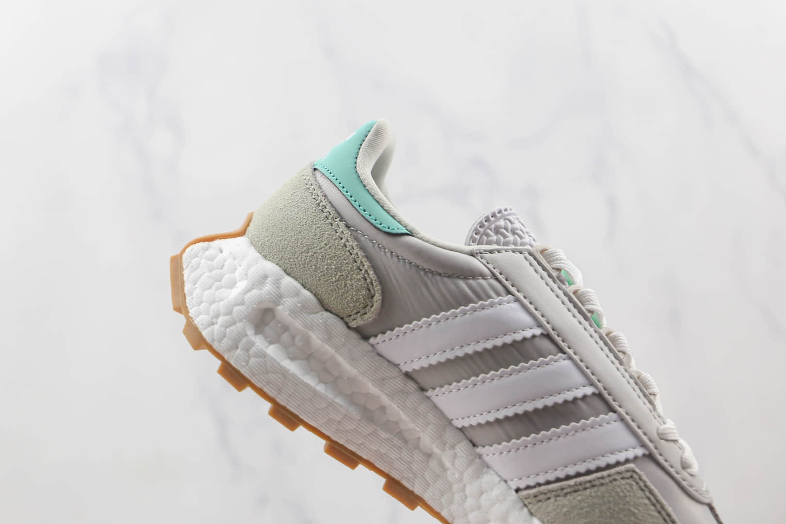 阿迪达斯Adidas RETROPY E5纯原版本三叶草厚底爆米花跑鞋原楦头纸板打造 货号:GW8258