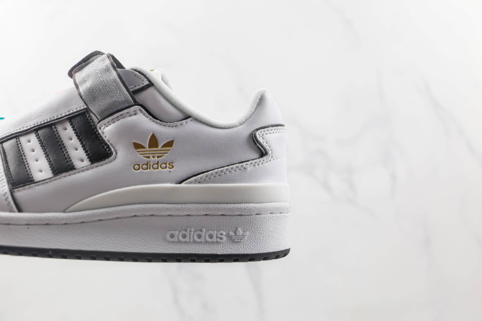 阿迪达斯Adidas originals Forum 84 low纯原版本白色Forum84魔术贴板鞋原楦头纸板打造 货号:FY5223