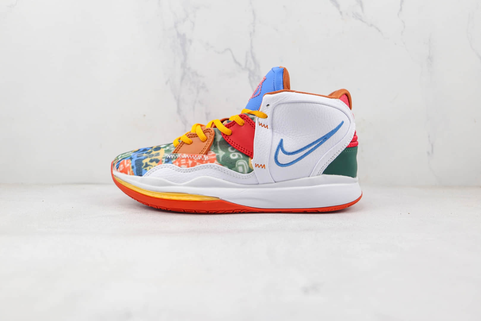 耐克Nike Kyrie 8 Infinity EP Ky--D纯原版本欧文8代彩色拼接篮球鞋内置气垫 货号:DC9134-100
