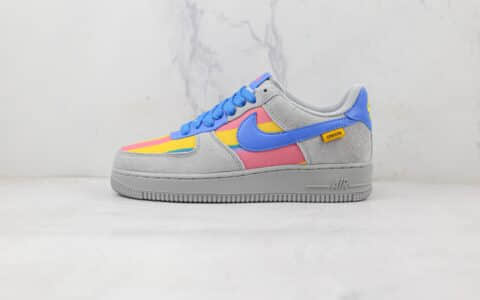 耐克Nike Air Force 1 07 Low纯原版本低帮空军一号灰蓝色板鞋内置气垫 货号:DR1314-002