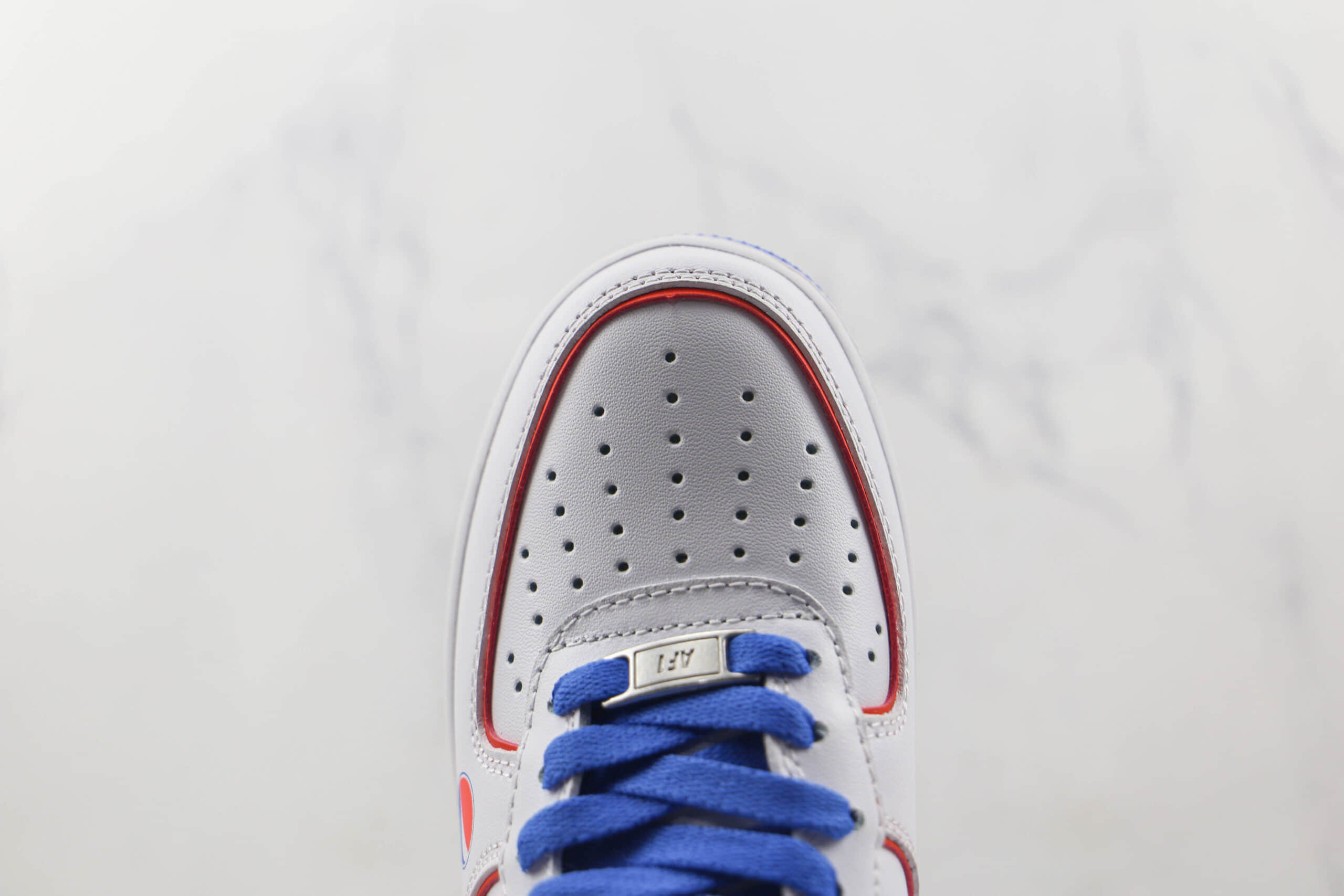 耐克Nike Air Force 1’07 Low百事可乐联名款纯原版本低帮空军一号白蓝红色板鞋内置气垫 货号:BS8856-113