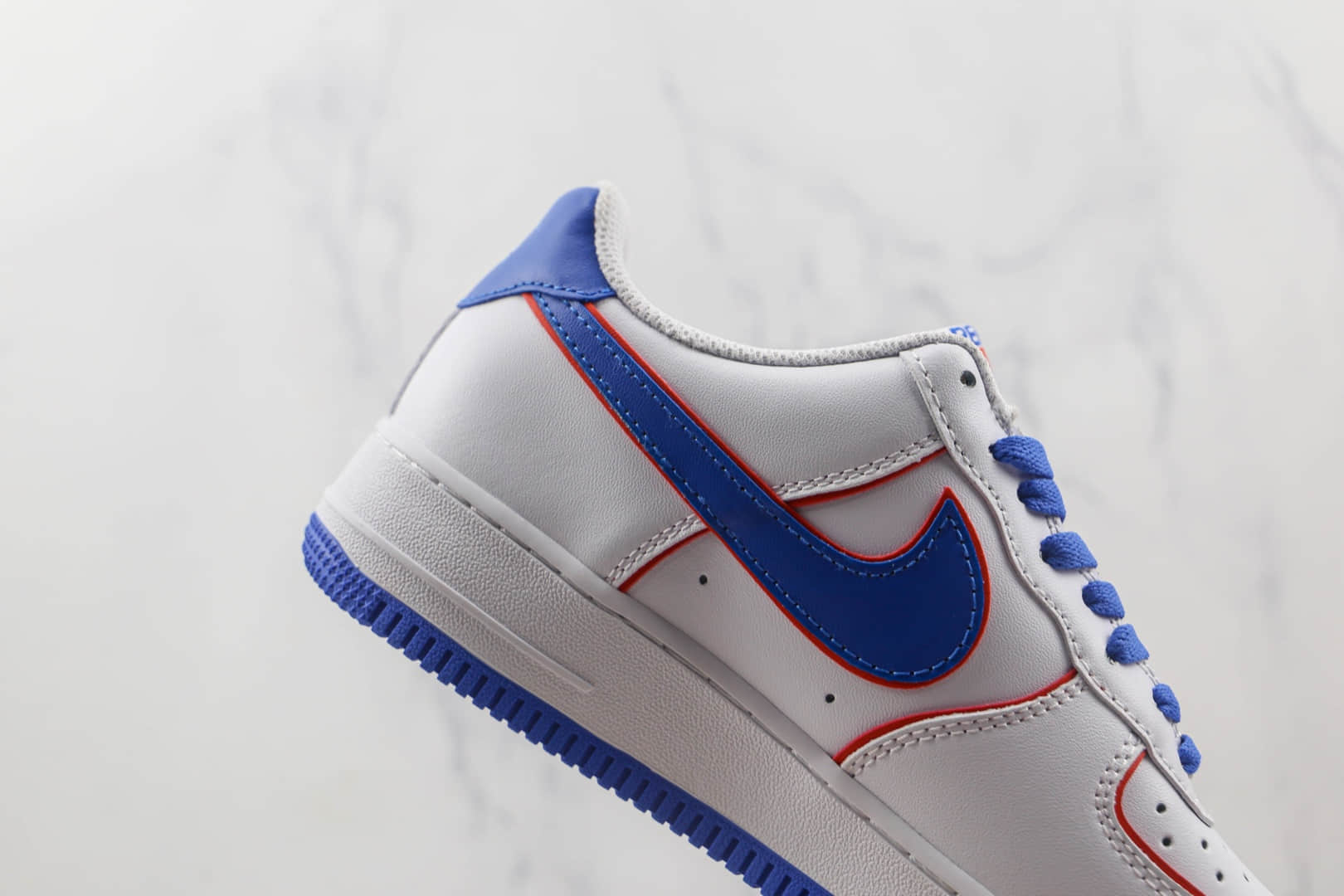 耐克Nike Air Force 1’07 Low百事可乐联名款纯原版本低帮空军一号白蓝红色板鞋内置气垫 货号:BS8856-113