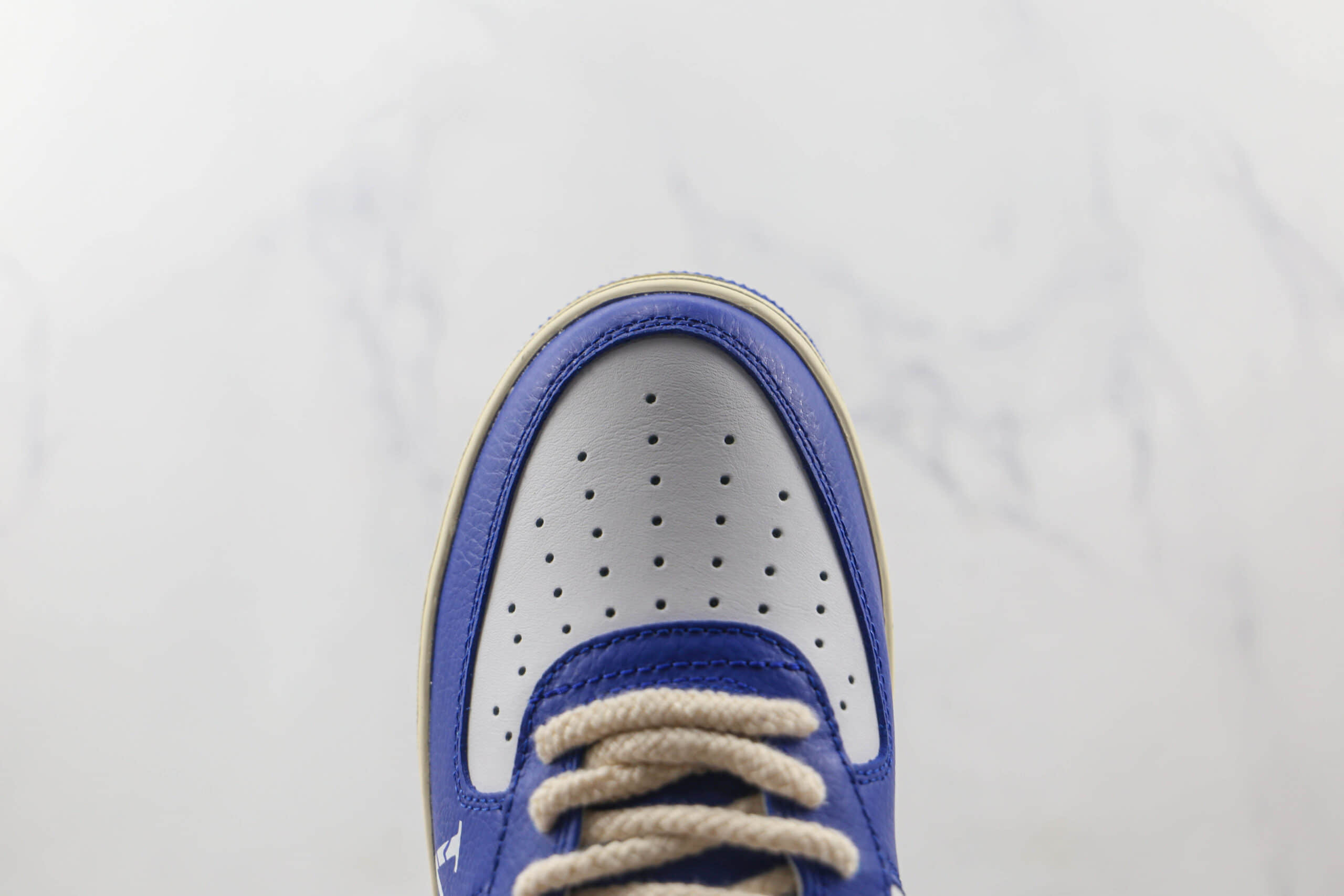 耐克Nike Air Force 1’07 Low纯原版本低帮空军一号Good Bye印花蓝色板鞋原楦头纸板打造 货号:DO5220-165