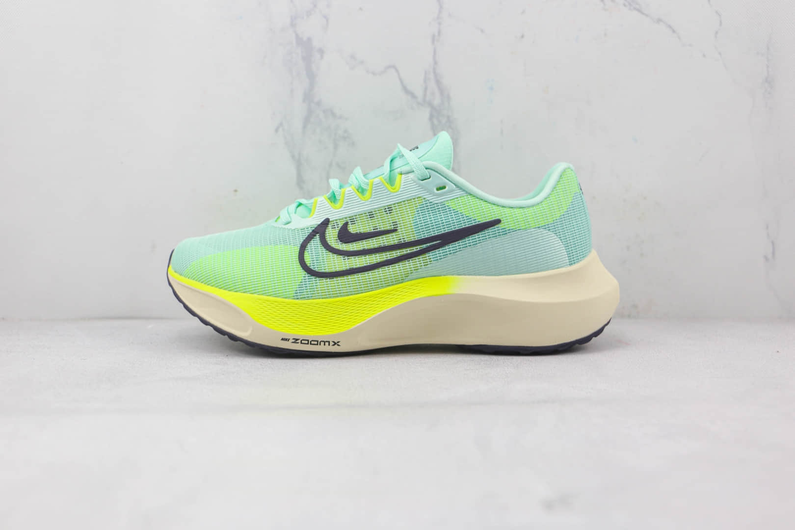 耐克NikeZoom Fly 5纯原版本蒂芙尼绿碳板跑步鞋原楦头纸板打造 货号:DM8968-300