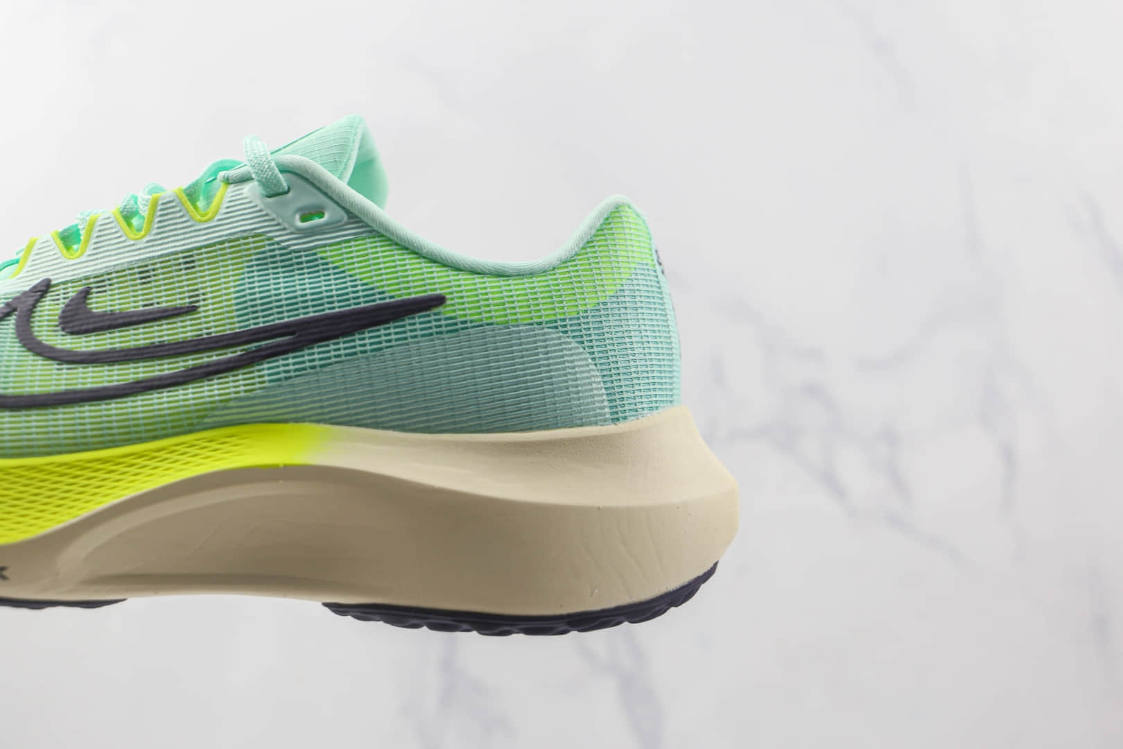 耐克NikeZoom Fly 5纯原版本蒂芙尼绿碳板跑步鞋原楦头纸板打造 货号:DM8968-300
