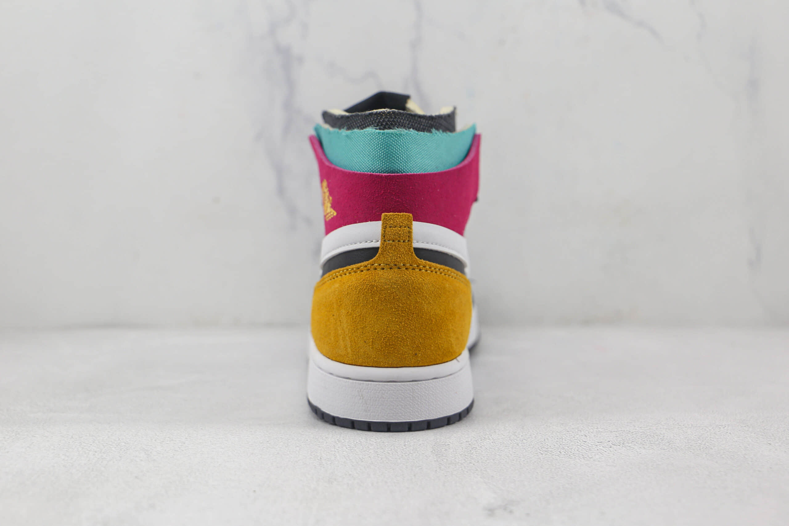 乔丹Air Jordan 1 Zoom CMFT纯原版本高帮AJ1白黄红拼色ZOOM板鞋原鞋开模一比一打造 货号:CT0978-016