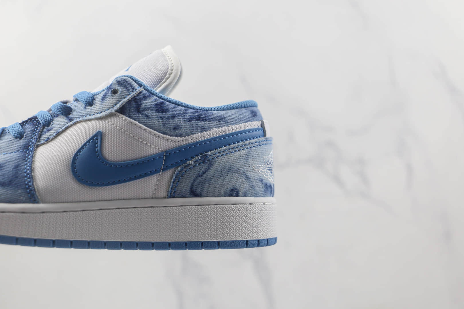 乔丹Air Jordan 1 Low纯原版本低帮AJ1牛仔丹宁配色板鞋原楦头纸板打造 货号:DM8947-100