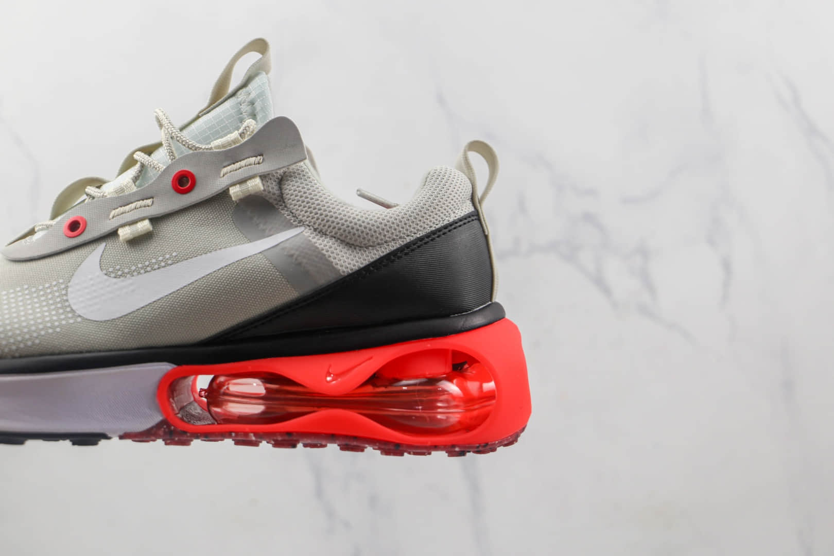 耐克Nike Air Max 2021纯原版本半掌气垫Max2021灰黑红色气垫鞋原楦头纸板打造 货号:DH5103-002