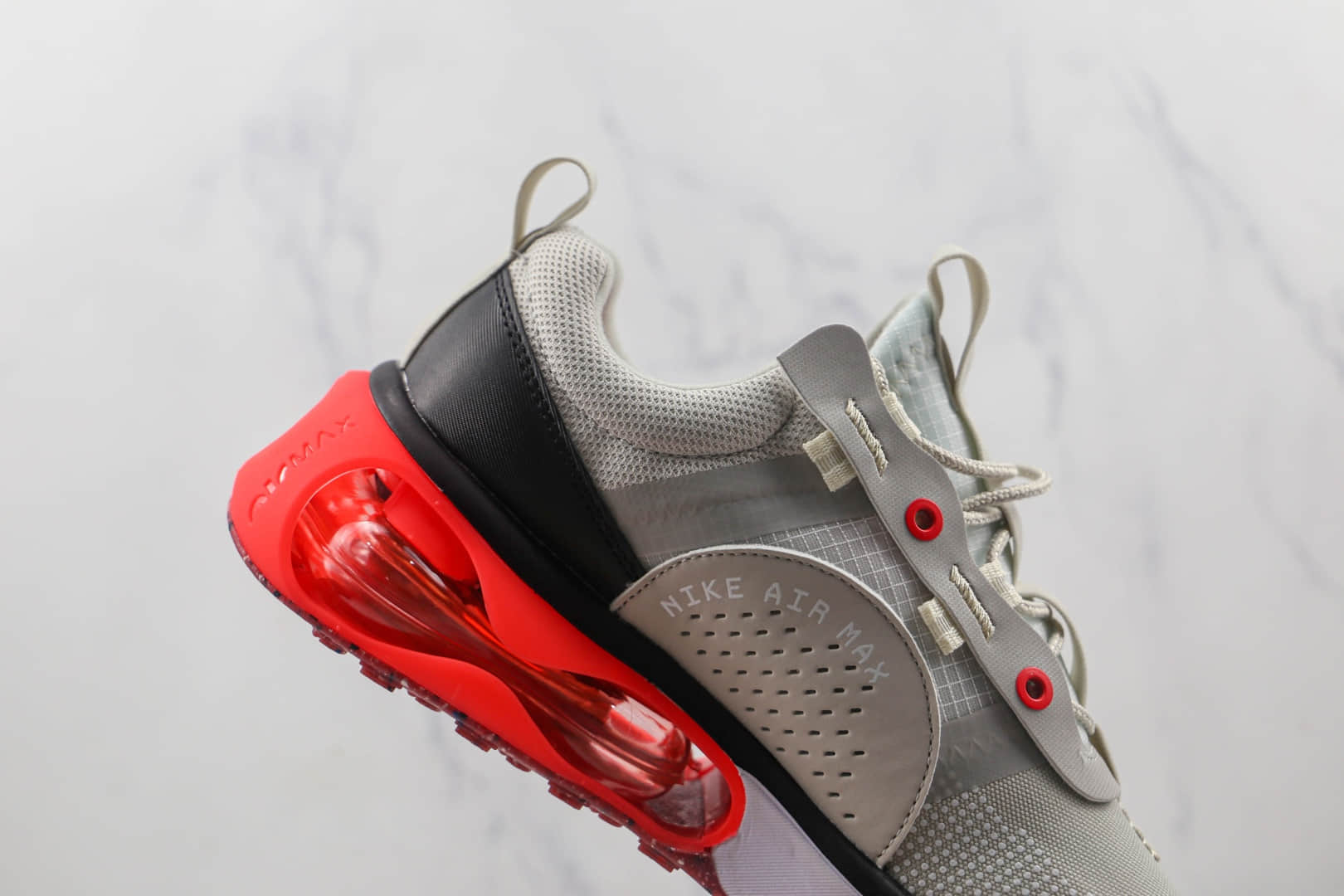 耐克Nike Air Max 2021纯原版本半掌气垫Max2021灰黑红色气垫鞋原楦头纸板打造 货号:DH5103-002