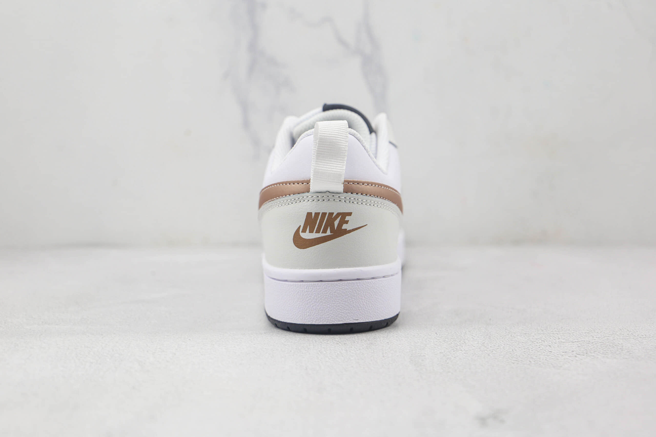 耐克Nike Court Borough 2纯原版本白玫瑰金色学院系列板鞋原档案数据开发 货号：BQ5448-116