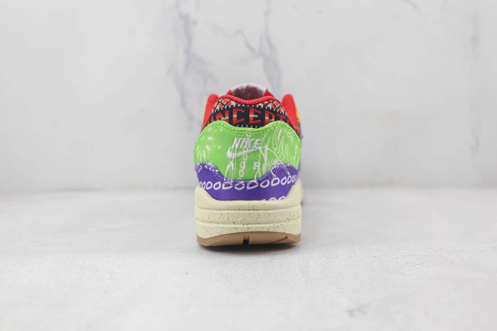耐克Nike Air Max 1 OG纯原版本彩色涂鸦拼接Max1气垫鞋原楦头纸板打造 货号:DN1803-500