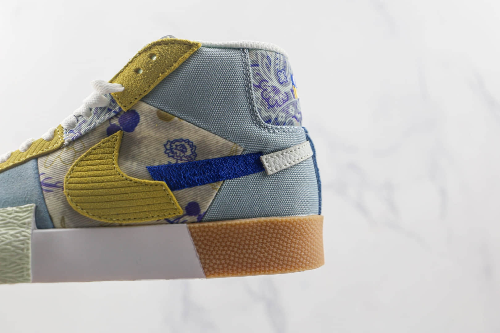 耐克NIKE Blazer LOW 77 VNTG纯原版本开拓者解构腰果花板鞋原档案数据开发 货号:DM0859-400