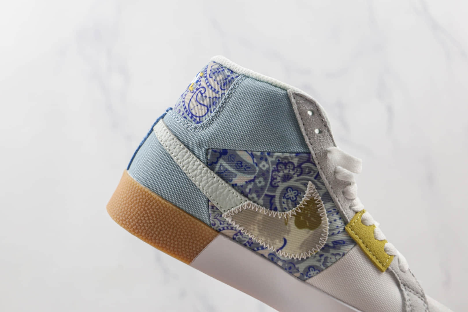 耐克NIKE Blazer LOW 77 VNTG纯原版本开拓者解构腰果花板鞋原档案数据开发 货号:DM0859-400