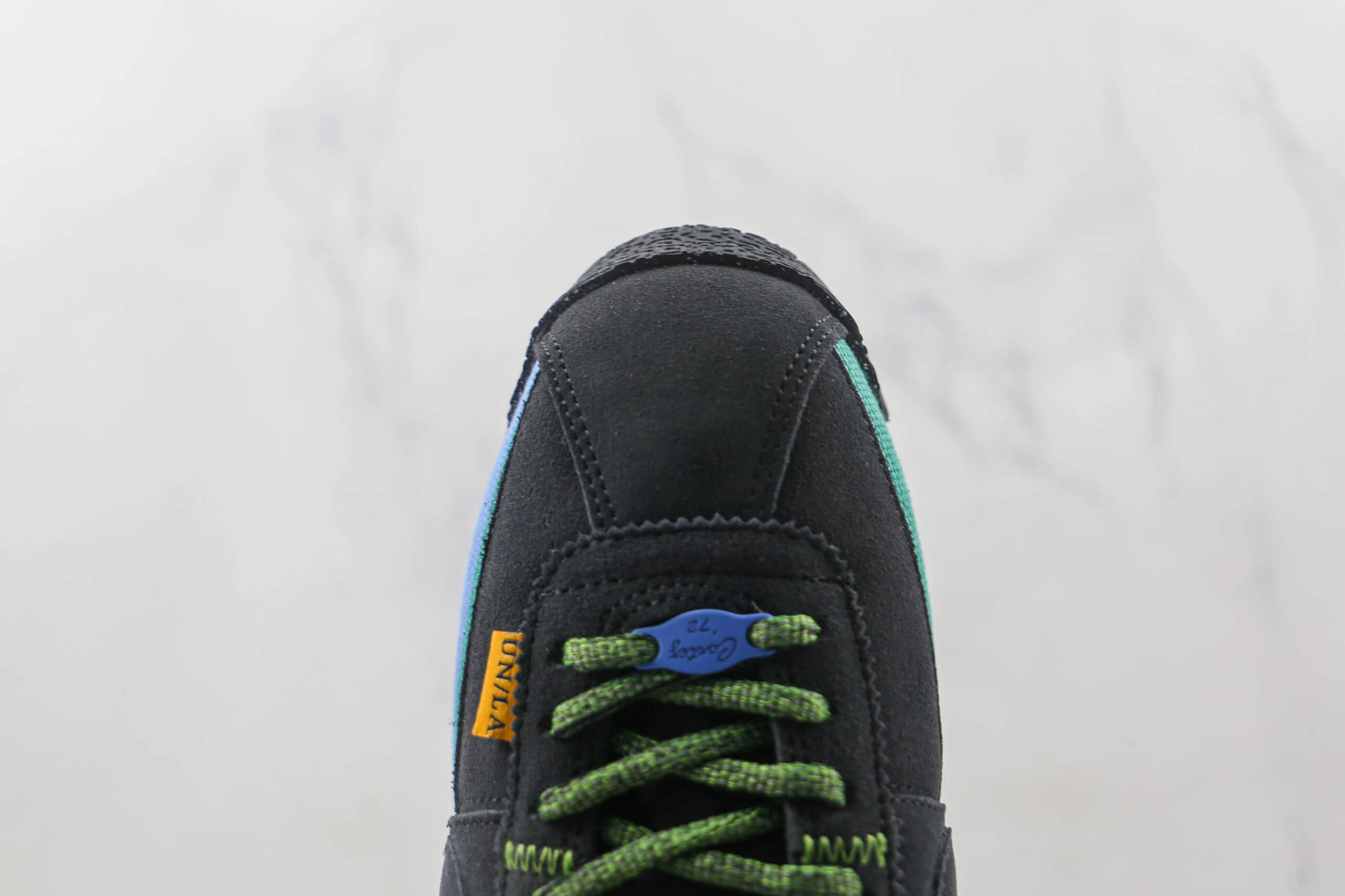 耐克Nike Cortez Low Black x Union LA联名款纯原版本阿甘初代炭黑浅蓝绿慢跑鞋原楦头纸板打造 货号:DR1413-001